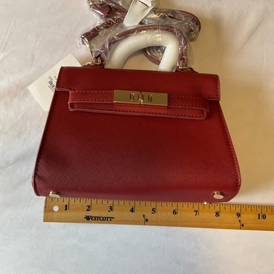 Miztique Handbag One Size Small Womens Red Crossbody Strap | eBay