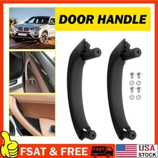 Right Door Interior Inner Handle Pull Trim Black For 11-17 BMW X3 F25 X4 F26