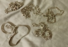 5 piece Silver Plated Bracelet Set