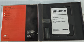 TurboGrafx 16 World Class Baseball 1989 Case, Manual, HuCard