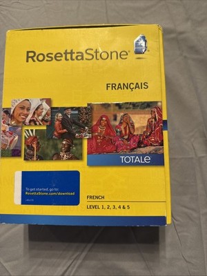 Rosetta Stone V4 TOTALe: French Level 1-5 Set for PC, Mac