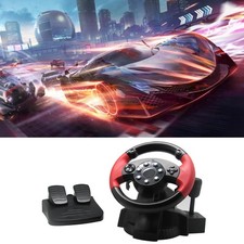 Simulateur de jeu De Course Vibration Volant PC Volant Pédales Pour PS3/PS2