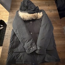 Pajar Canada Fur hood Parka Mens XL BLACK