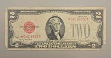Series 1928G $2 Two Dollar Red Seal *Star Note*