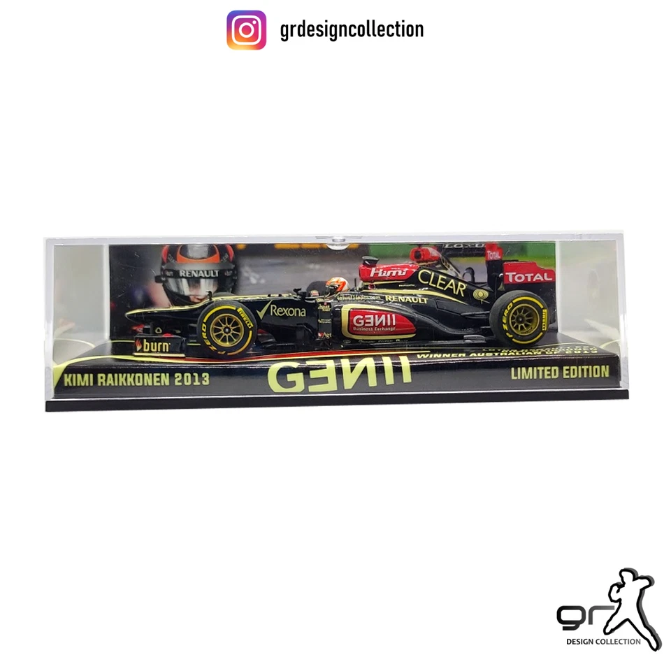 Kimi Raikkonen - Lotus E21 - F1 Winner Australian GP 2013 / MINICHAMPS / 1:43 - Immagine 2 di 4