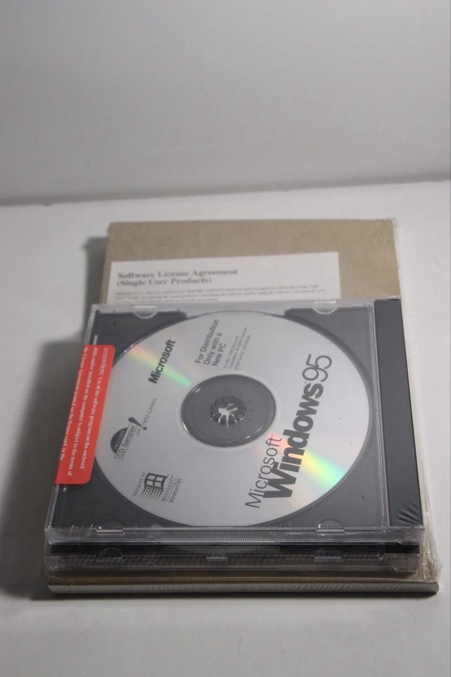 Microsoft Windows 95, Original Certificate, New in Shrink Wrap - Image 2 of 4
