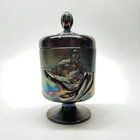 Fenton Carnival Glass 1970 "Chessie" Dish w/Lid