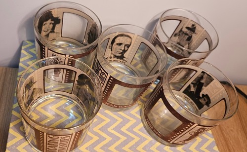 ROARING TWENTIES Vintage Lowball Tumblers, set of 5 - Picture 22 of 23
