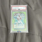 2020 PANINI PRIZM AUTO-NEON GREEN PULSAR #339 TUA TAGOVAILOA ROOKIE RC PSA 8