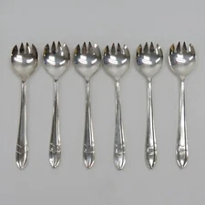 Sheffield England Lot of 6 Sporks - 5" EPNS F3