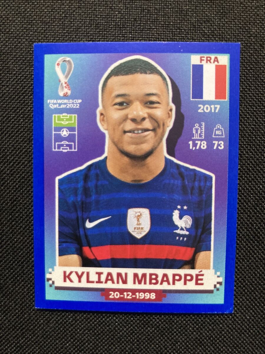 Panini 2022 FIFA World Cup Qatar Kylian Mbappe France Sticker FRA19 • $4.79