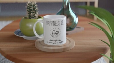 Tasse To Your Lovely Partner! Glück ist Glück, dich in meinem Leben zu haben  
