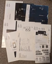 Super Nintendo SNES Internal Paperwork Employee Box Documents Dev Development