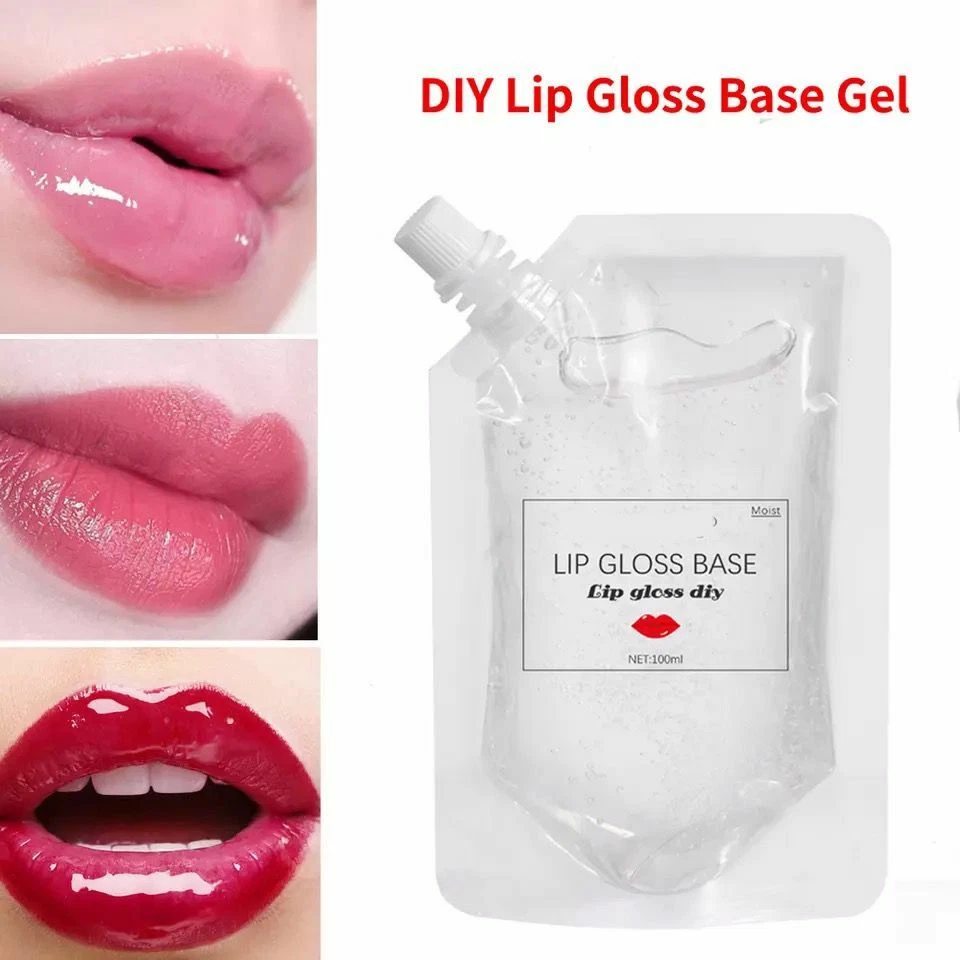 40ml Clear Lip Gloss Base Oil Non-Stick DIY Lipstick Raw Material Gel Lip Gloss