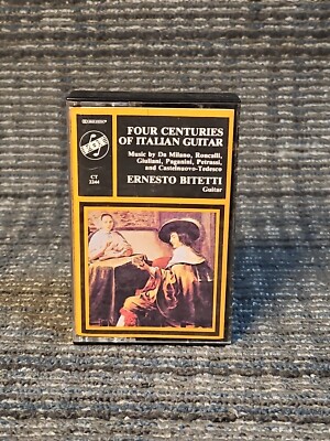 Four Centuries of Italian Guitar Ernesto Bitetti Cassette VOX