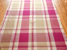 Very Long And Wide Plaid Tartan Table Runner