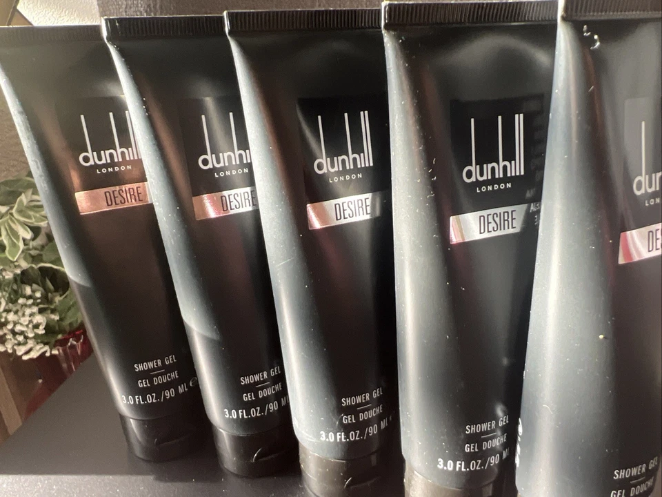 Paquete combinado Dunhill para hombre: gel de ducha 5x3,0 FL.OZ 90 ML cada tubo nuevo (deseo) Foto 2 de 3