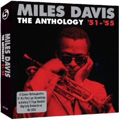 Miles Davis The Anthology 51-55 5-CD NEW SEALED Jazz Blue Period/Haze/Moods/Dig+