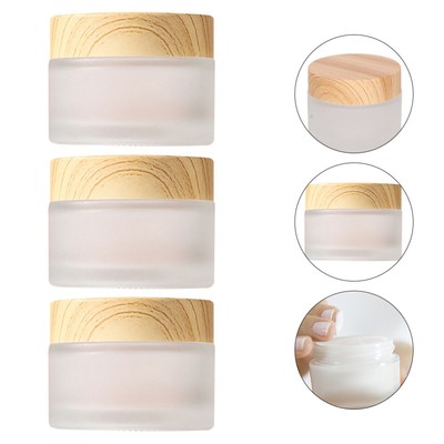  3 Pcs Lotion Essence Creme Reisen Kleine Glasbehälter Nachfüllbare Für Cremes
