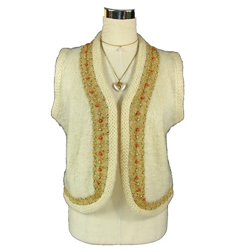 Pull En Laine Mélangée à Motif Jacquard Et Perles J.Crew Factory - Taille XS Ivoire - Neuf Avec étiquettes