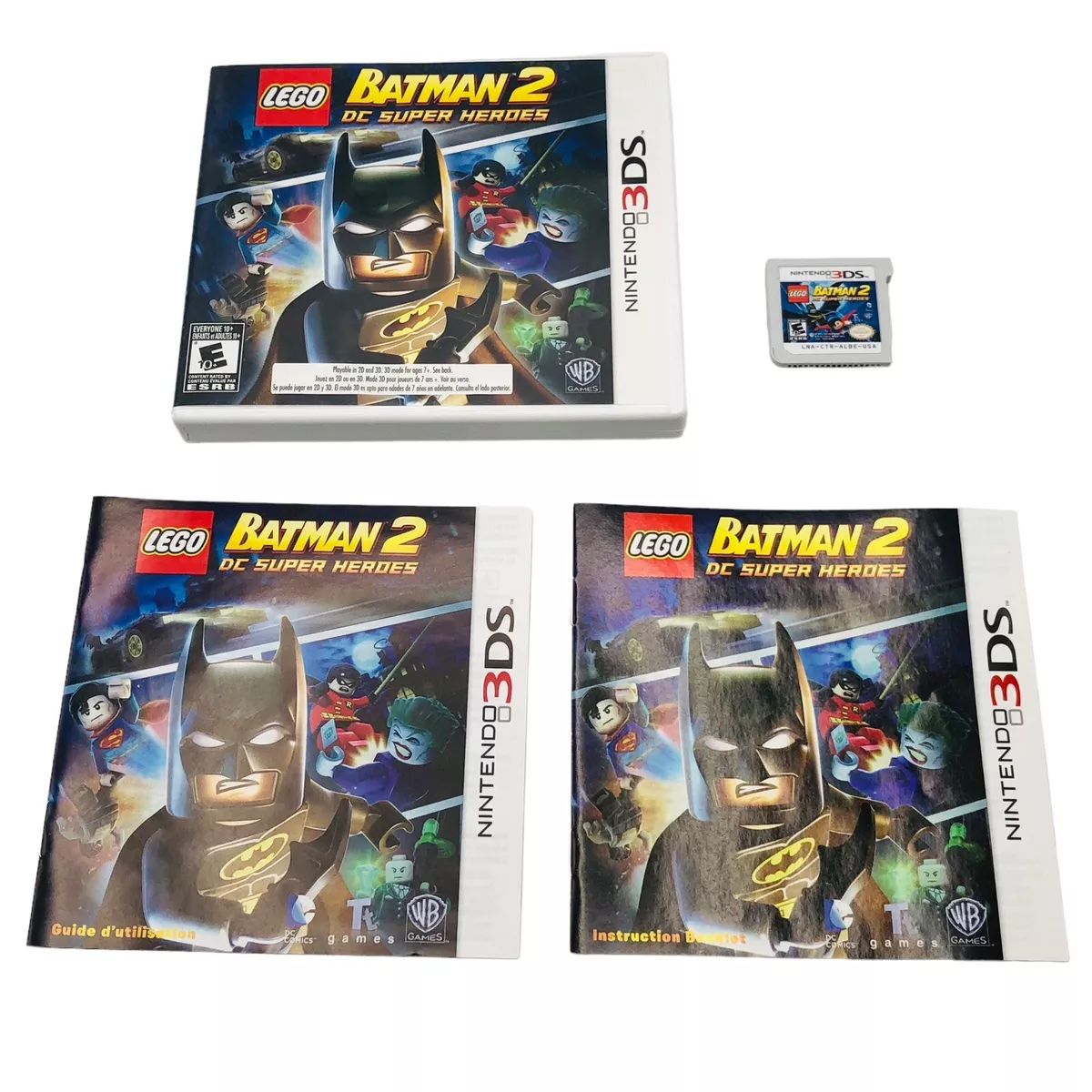 Lego Batman 1 And 2 Wii Bundle- Both Complete With Case, Manual And Games!