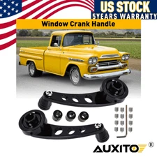 PAIR Black Window Winder Crank Car Manual Door Handle For Honda Civic