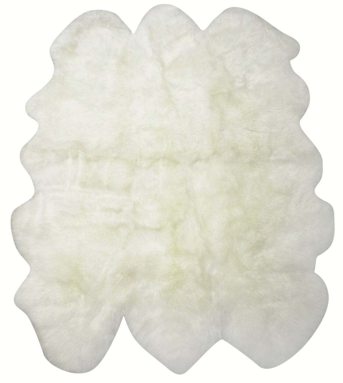 Ivory Cream SEXTO 6x PELT Super Thick Soft Luxury Pile Genuine Natural