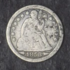 1853-P "Arrows" Seated Liberty Silver Dime - COINGIANTS -