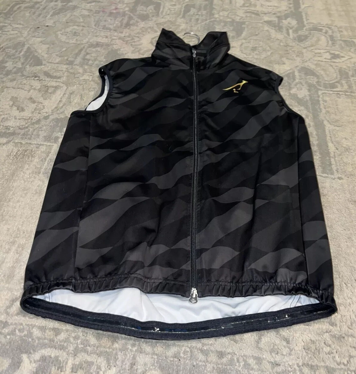 Gilet De Cyclisme Vintage Louis Garneau – Vert – Taille L – Coupe-vent