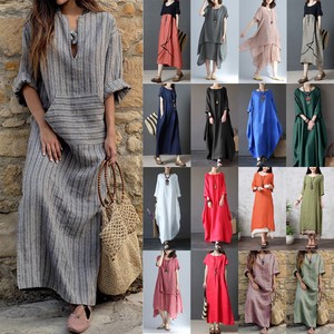 plus size linen maxi dresses