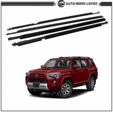 Window Weatherstrips Seal Belt Moulding Outside For Toyota 4Runner 2010-2021