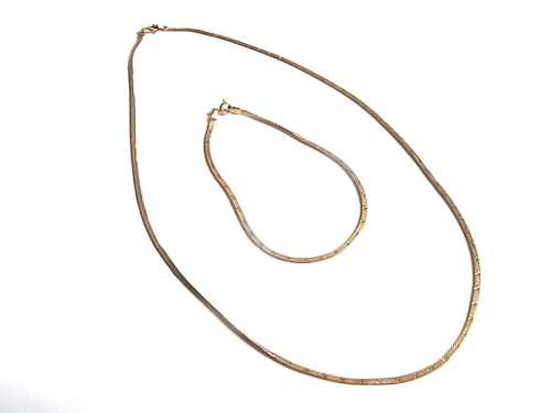 333 Set Goldkette + Armband * Stern Design * 44,5 cm Halskette Armband 18,5 cm - Bild 6 von 8
