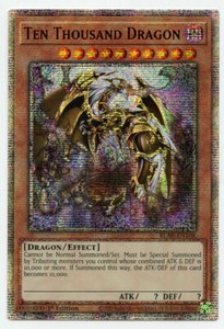 1x Ten Thousand Dragon - BLAR-EN10K - 10000 Secret Rare - 1st Edition NM YuGiOh!