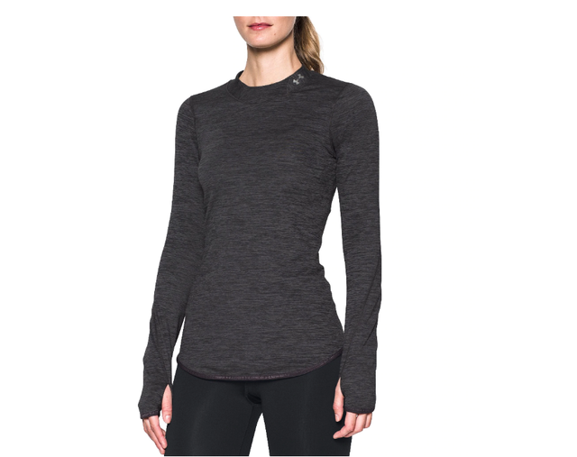 fitted mock neck long sleeve
