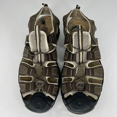 Skechers Mens 50492 Brown Tan Journeyman Waterproof Bungee Lace Size 12 Sandals Skechers Mens 50492 Brown Tan Journeyman Waterproof Bungee  main image 2