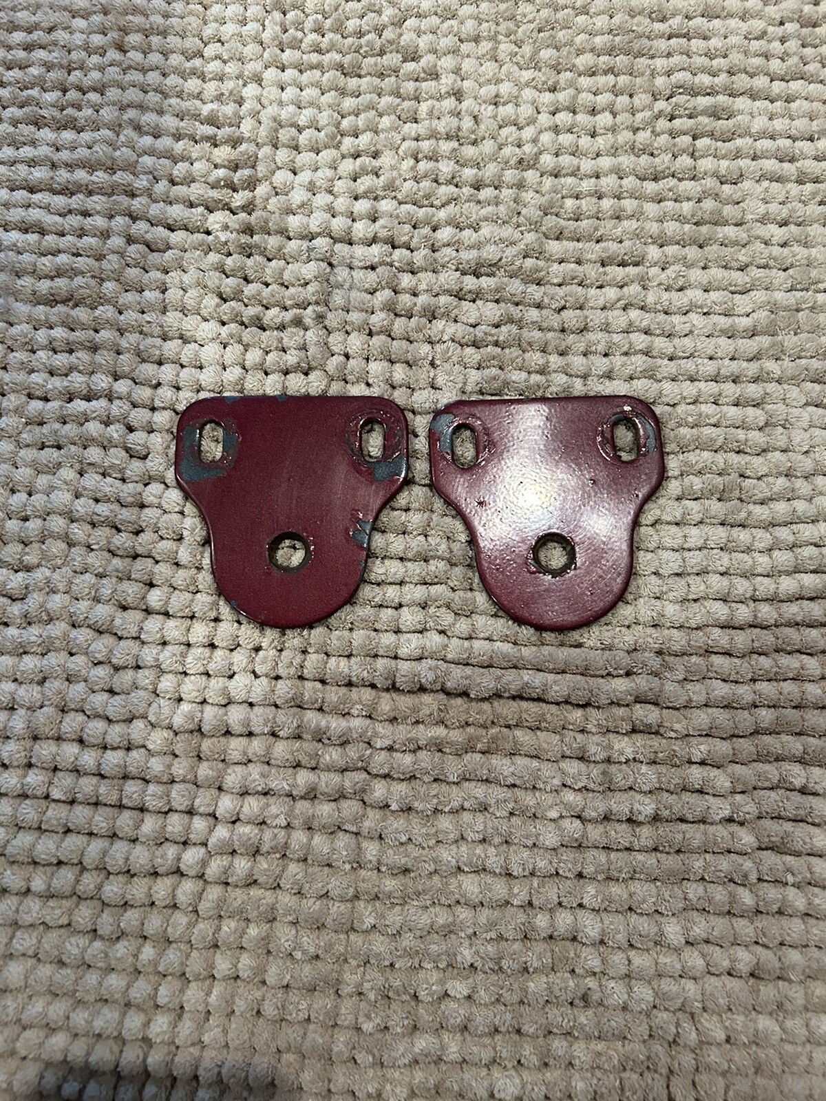 Jeep Wrangler YJ CJ Windshield Frame Hold down plate 76-95 Maroon