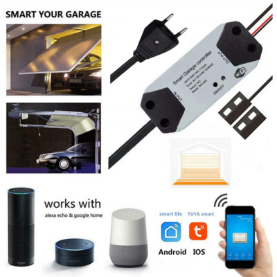Tuya WiFi Smart Garage Door Opener Switch Controller for Alexa