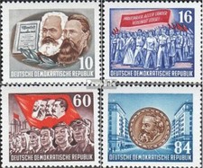 Briefmarken DDR 1953 Mi 392A-395A (kompl.Ausg.) gestempelt