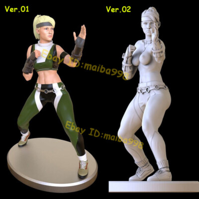 3D Print Sonya Blade Mortal Kombat Garage Kit Model Kit Unpainted Unassembled GK