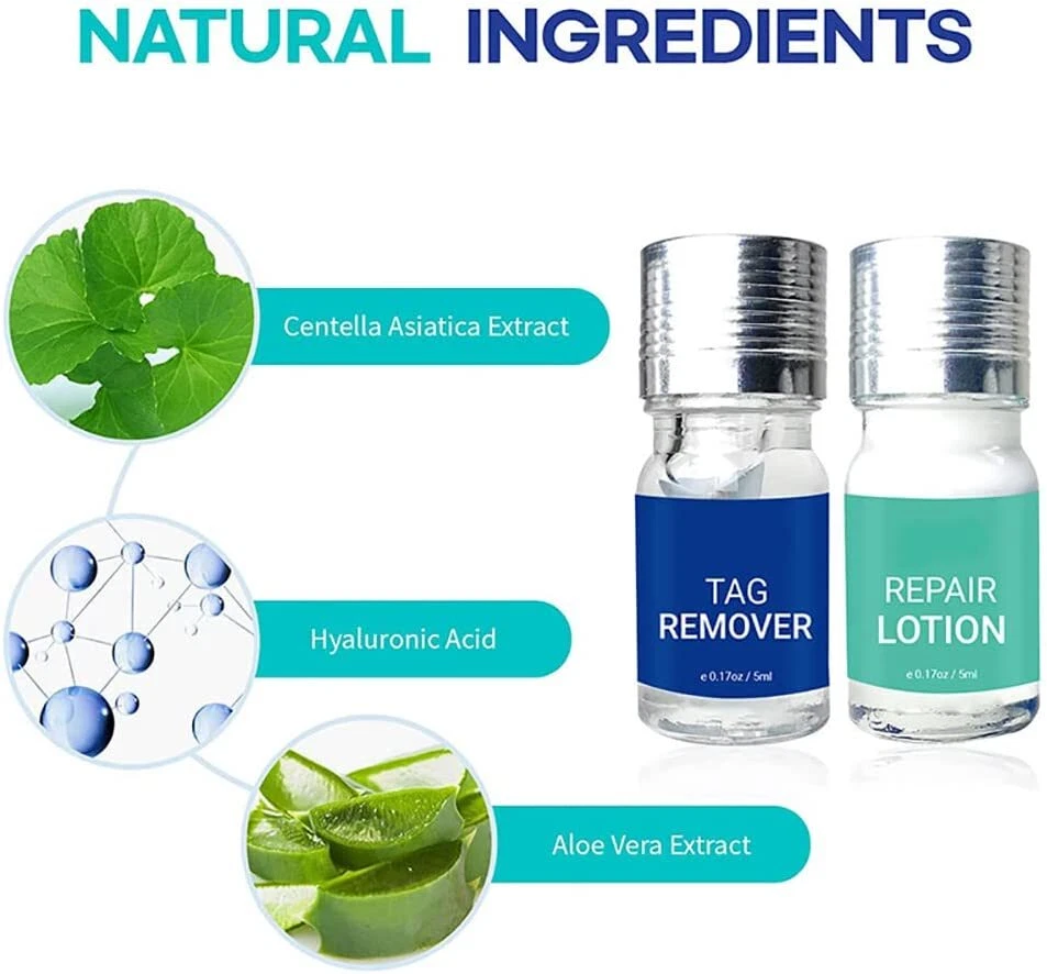 Skin Tag Remover and Repair Liquid Mole Corrector Wart Skintag Foot Corn removal - Image 2 of 4