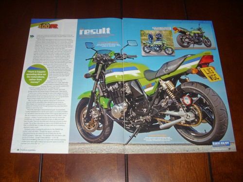 KAWASAKI 400RR EDDIE LAWSON REPLICA ELR TRIBUTE - ORIGINAL 2010 ARTICLE - Picture 2 of 4