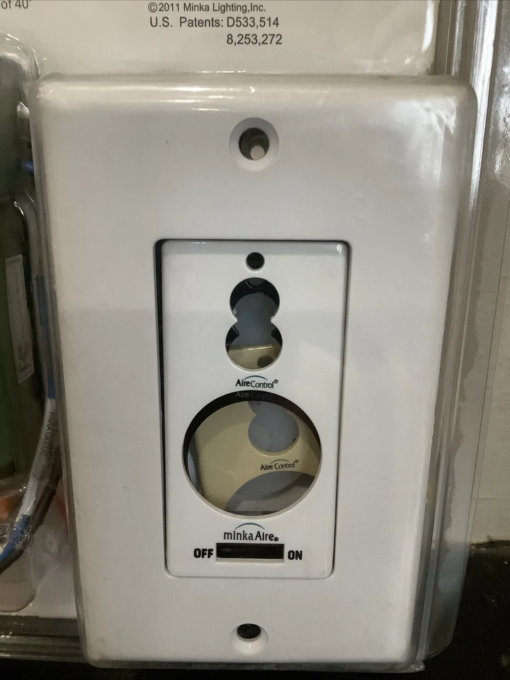 MinkaAire Wall Mount AireControl Remote with Canopy Receiver. White. WCS223 H12 - Image 3 of 4