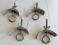 LOT of 4 Quik N Easy Boat Hold Down Tiedown Clamp Roof Top Carrier Rack  01C103