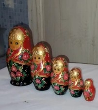Mini Matrioska Russa Dipinto A Mano