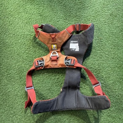 Ruffwear Front Range Dog Harness Adjustable Orange Gray Size Large/XLarge L/XL