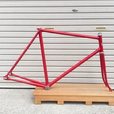 GEORAMA Pista Bike Frame Set Steel Top Tube 555mm Seat Tube 560mm F/S From JP