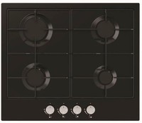 Cookology Essentials AEGHE60BK Gas Hob 60cm - 4 Burner Gas Hob - Auto Ignition