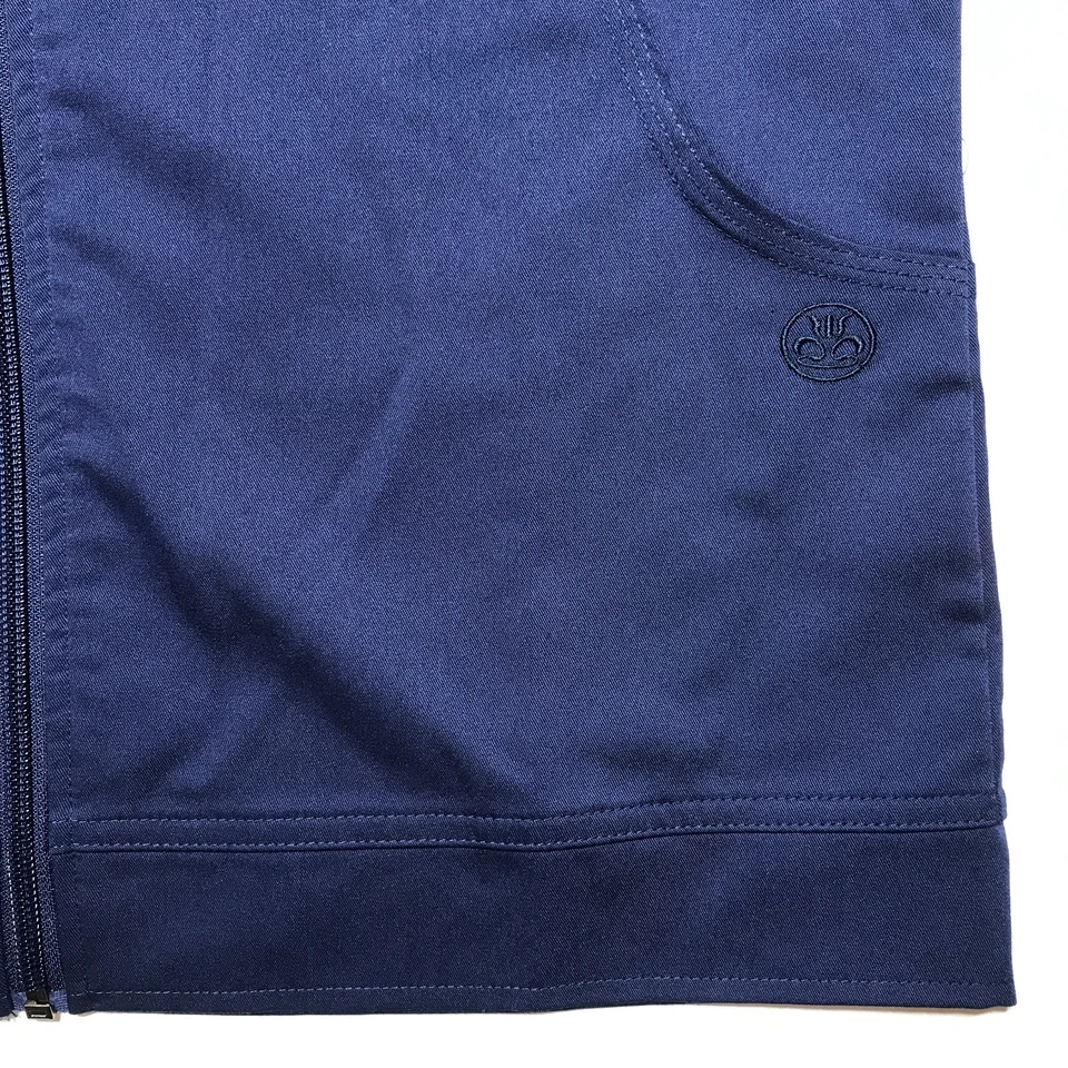 Natural Uniforms Womens Nurse Scrub Jacket Modern Fit Luxe Stretch Navy Small - Image 4 of 4