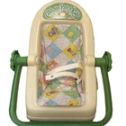 Cabbage Patch Kids 1983 Baby Carrier Rocker Adjustable Green Handle Patterned Se
