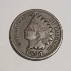 1887 INDIAN HEAD CENT FINE  1C Copper